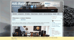 Desktop Screenshot of hifi-retro-wuppertal.de
